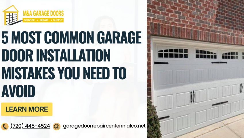 Garage Door Installation Mistakes You Need to Avoid